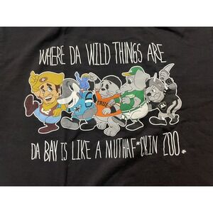 Bay Area Wild Things Tshirt 49ers/ Warriors /giants/sharks/A's/ Raiders Large